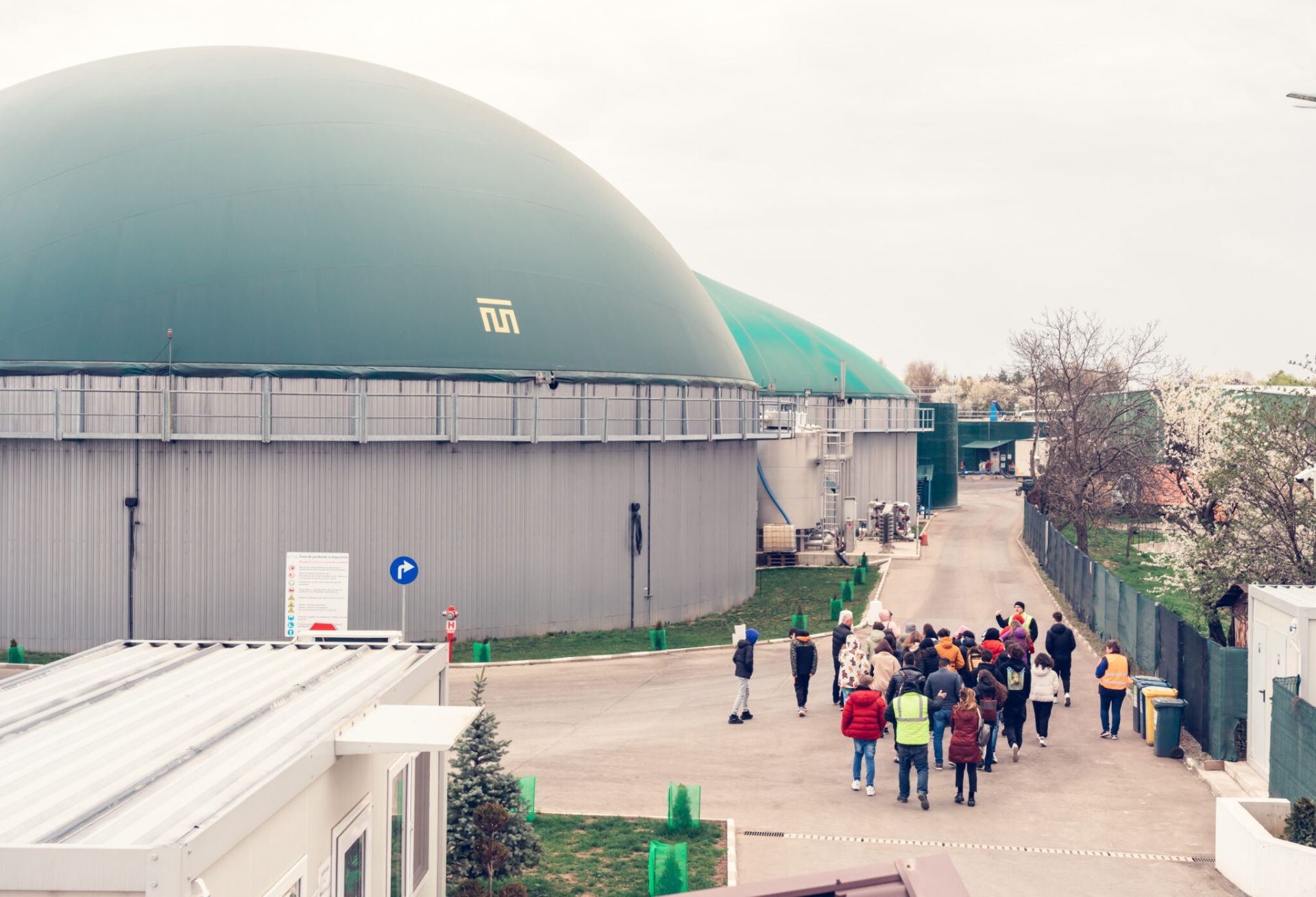 Visit to the Genesis Biotech biogas plant during the 